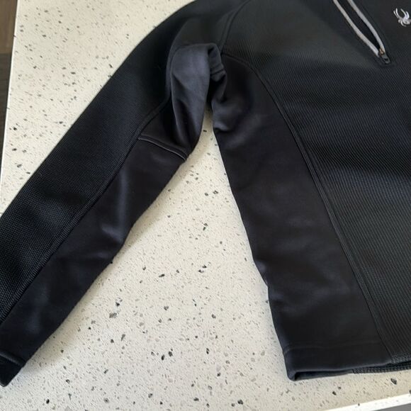 Spyder Men’s Outbound Black Jacket Outdoors Performance Fleece Lined Size L EUC - Picture 14 of 14